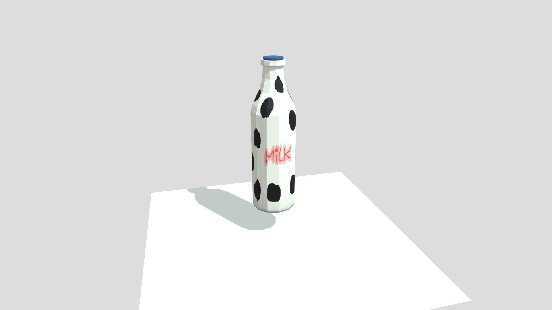 Milk Bottle Attempt 3d model