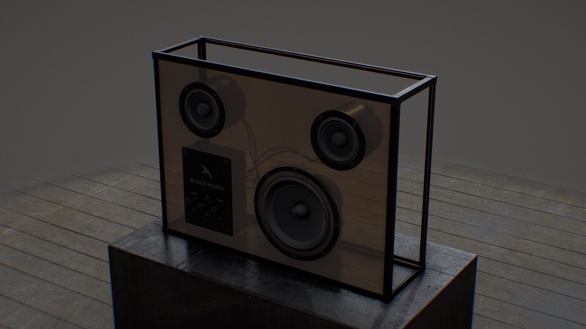 Modern Speaker 2 3d model