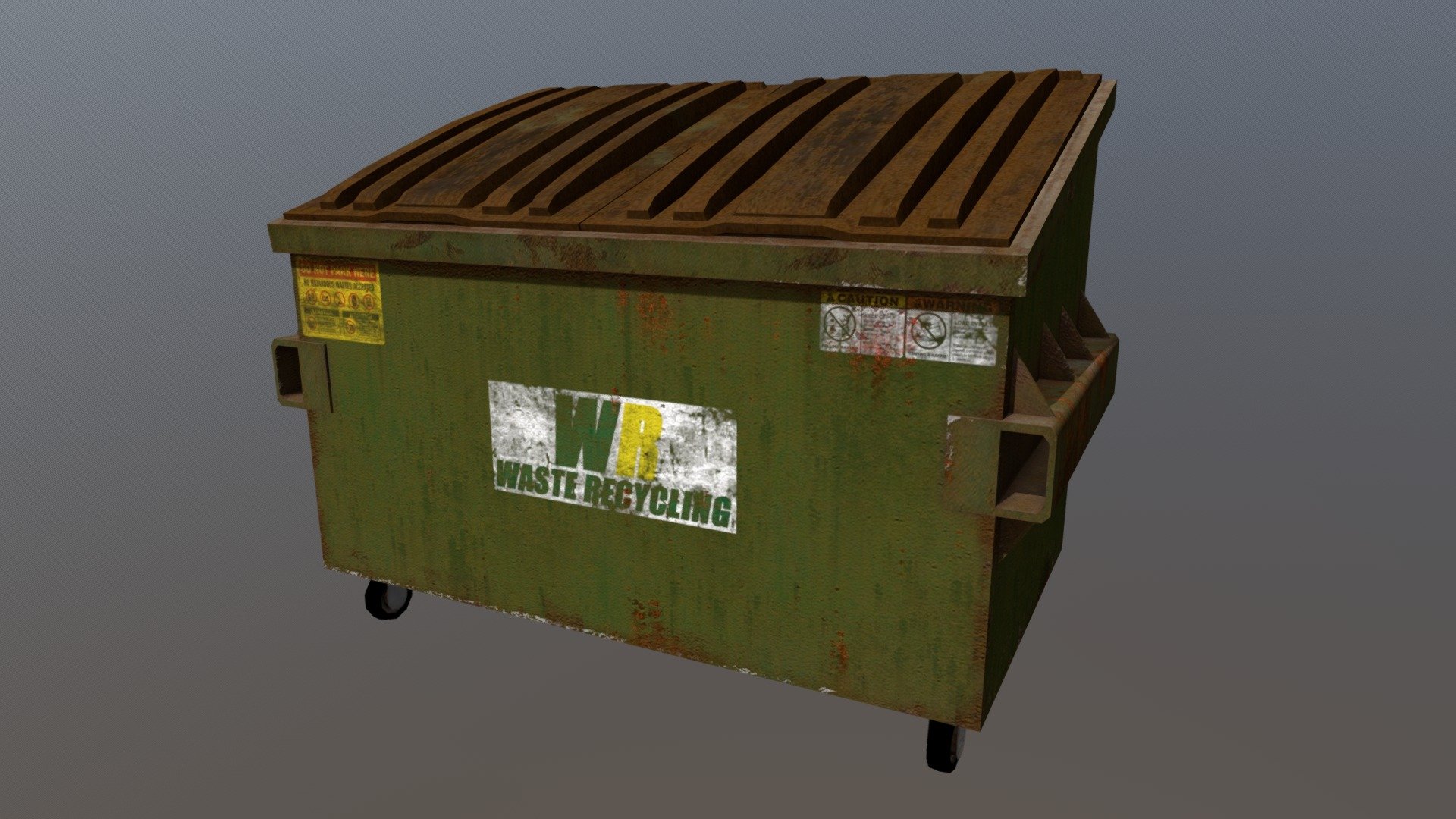 Dumpster 3d model