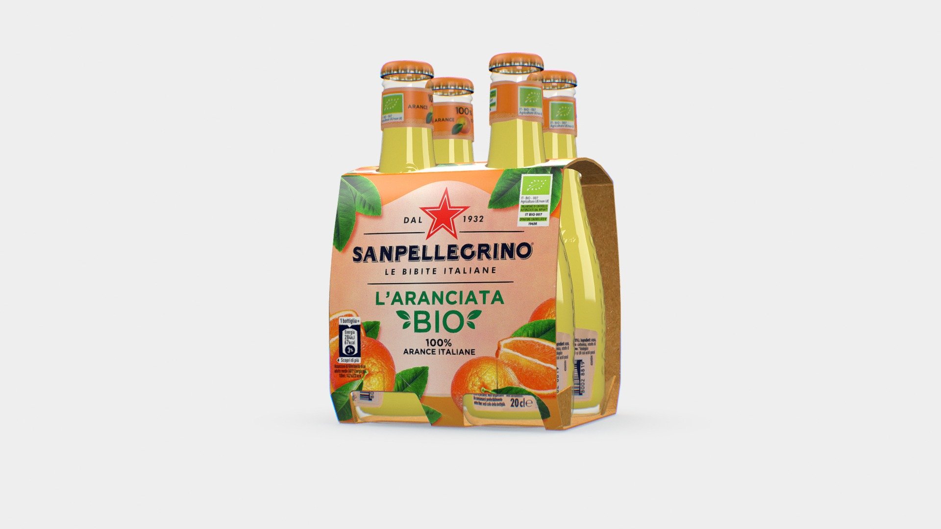 SanPellegrino Aranciata Bio 3d model