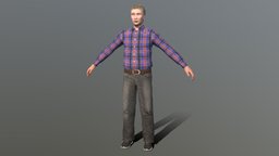 Male LowPoly (Rigged)