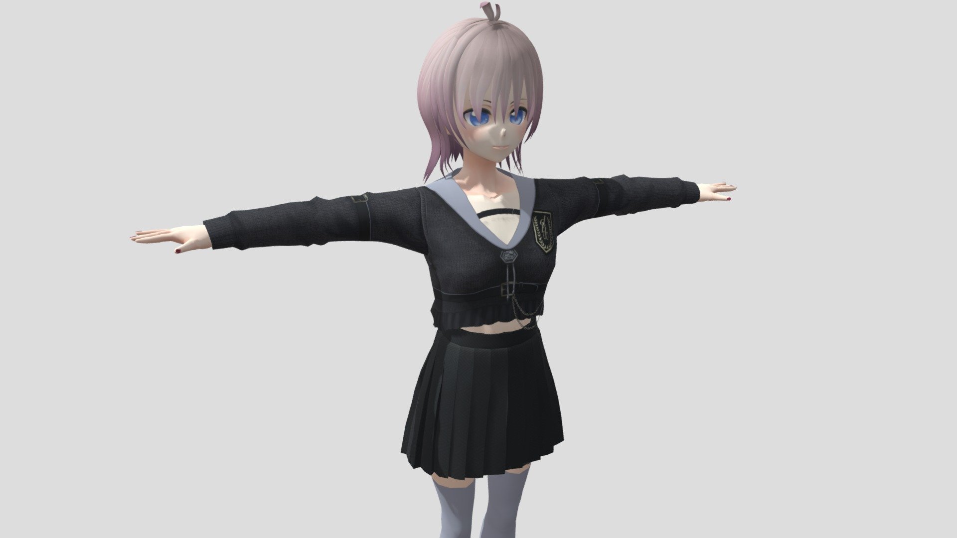 【Anime Character】Lulu (Unity 3D) 3d model