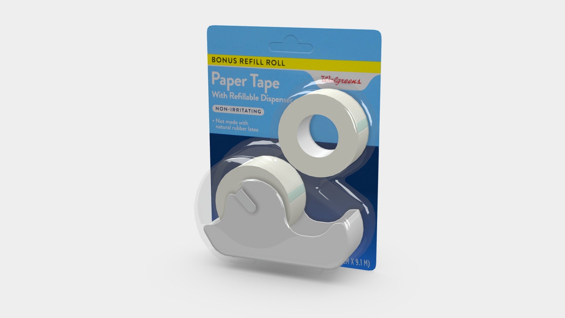 Walgreens Paper Tape 3d model