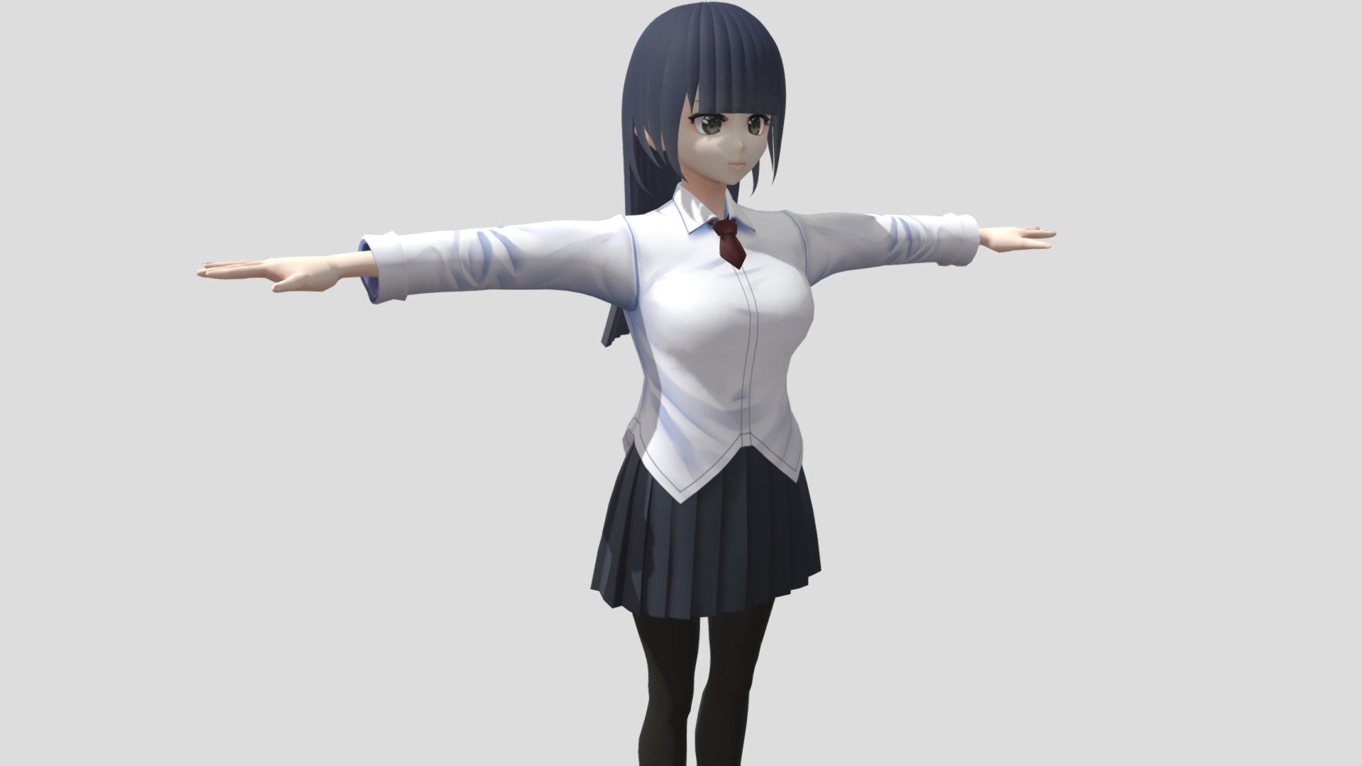 【Anime Character / alex94i60】Uniform Pack (V2) 3d model