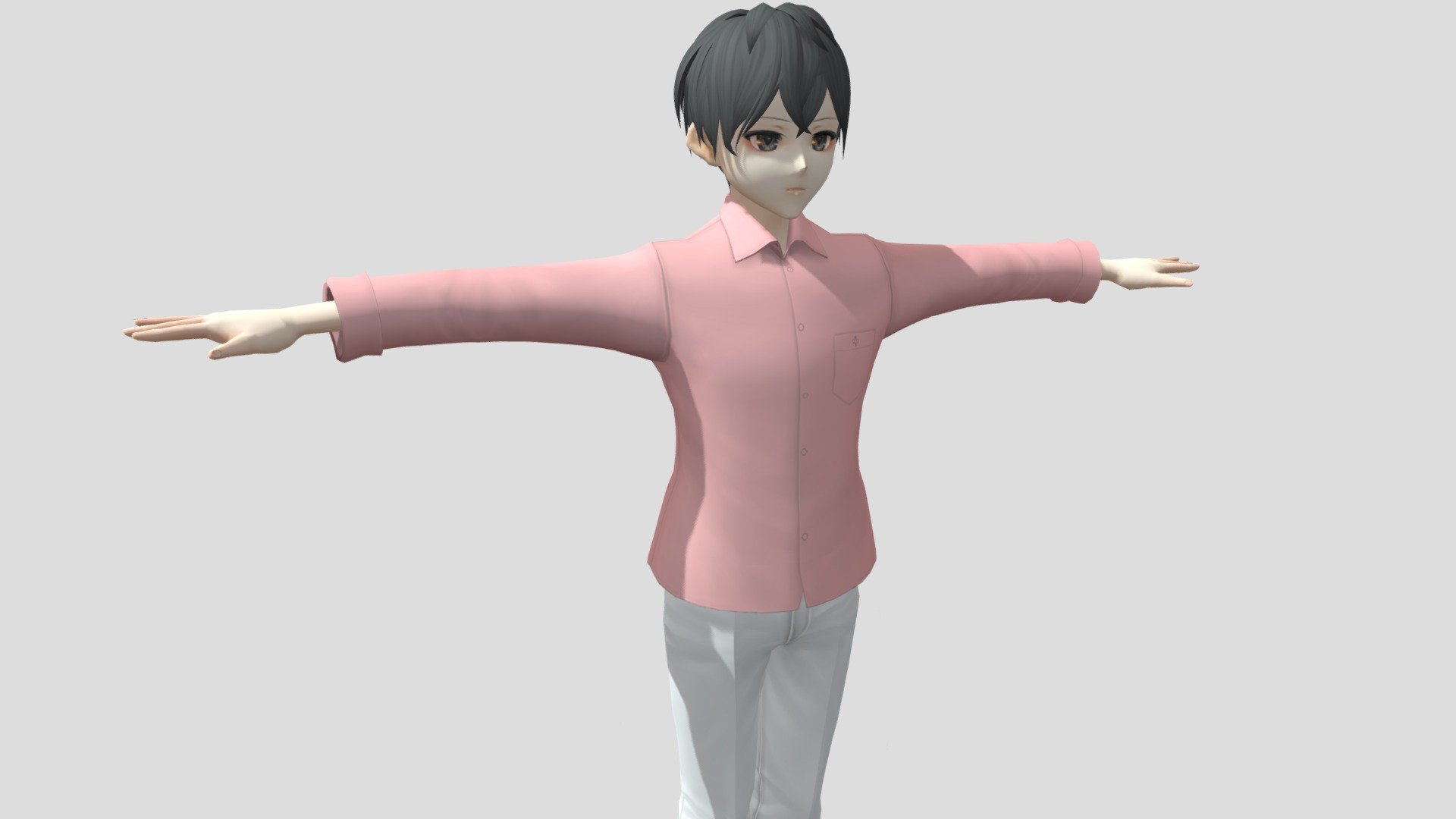 【Anime Character】Davis (Unity 3D) 3d model