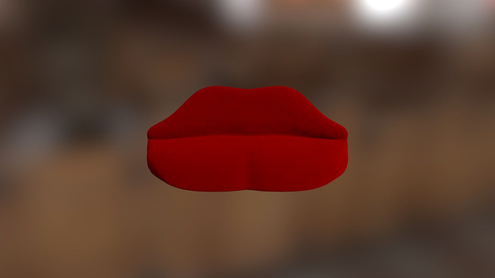 Lips Sofa 3d model