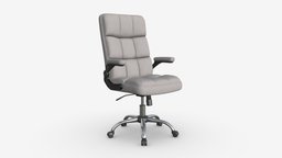 Office Chair with armrests and wheels 03