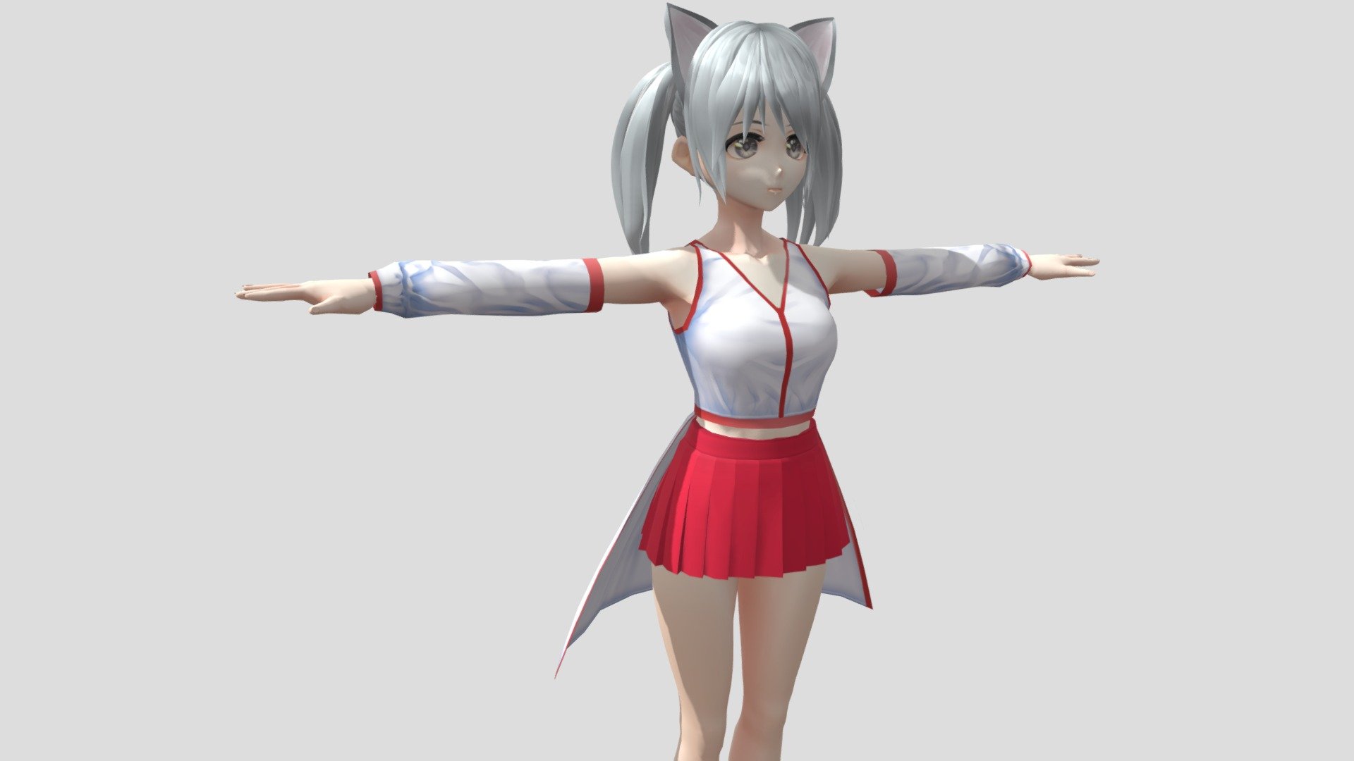 【Anime Character / alex94i60】2022 NewYear (Miko) 3d model