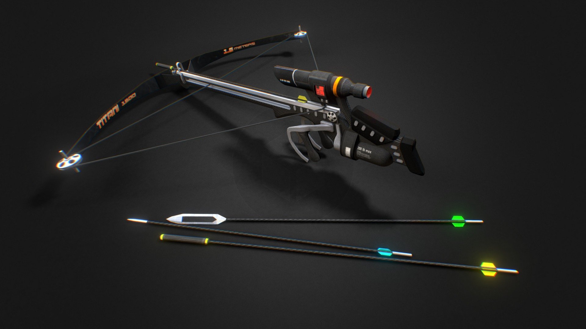 TITAN  CROSSBOW 3d model