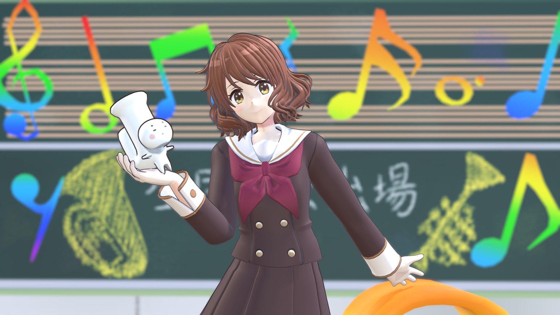 Kumiko Oumae (Sound! Euphonium) 3d model