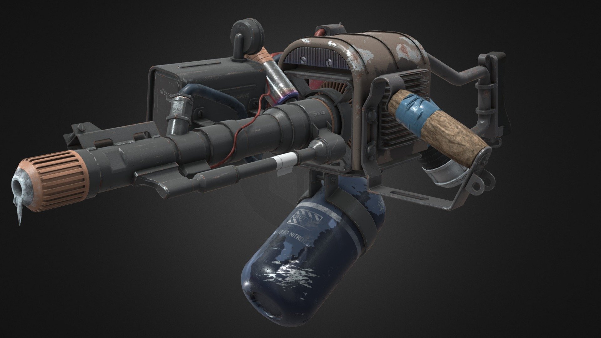 Cryogun 3d model