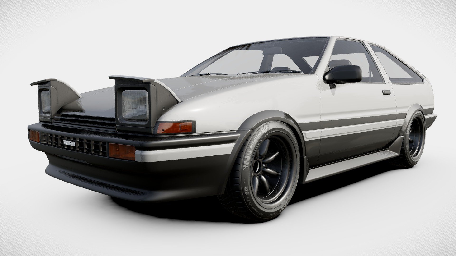 Toyota AE86 Sprinter Trueno Zenki 3d model