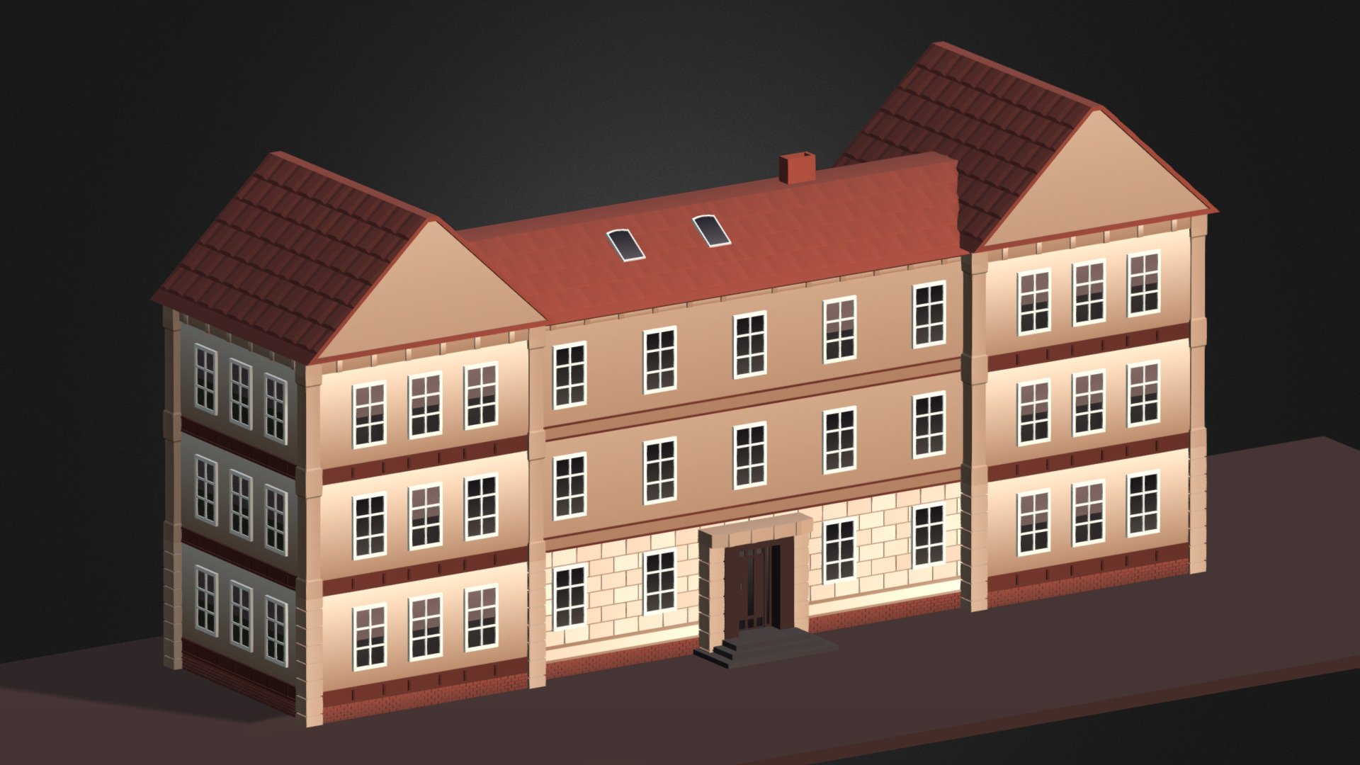 Modular Building 3d model