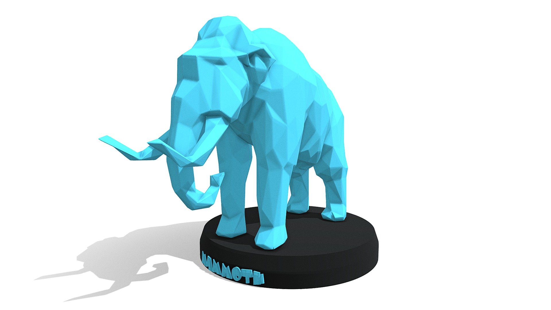 Poly Mammoth 3d model