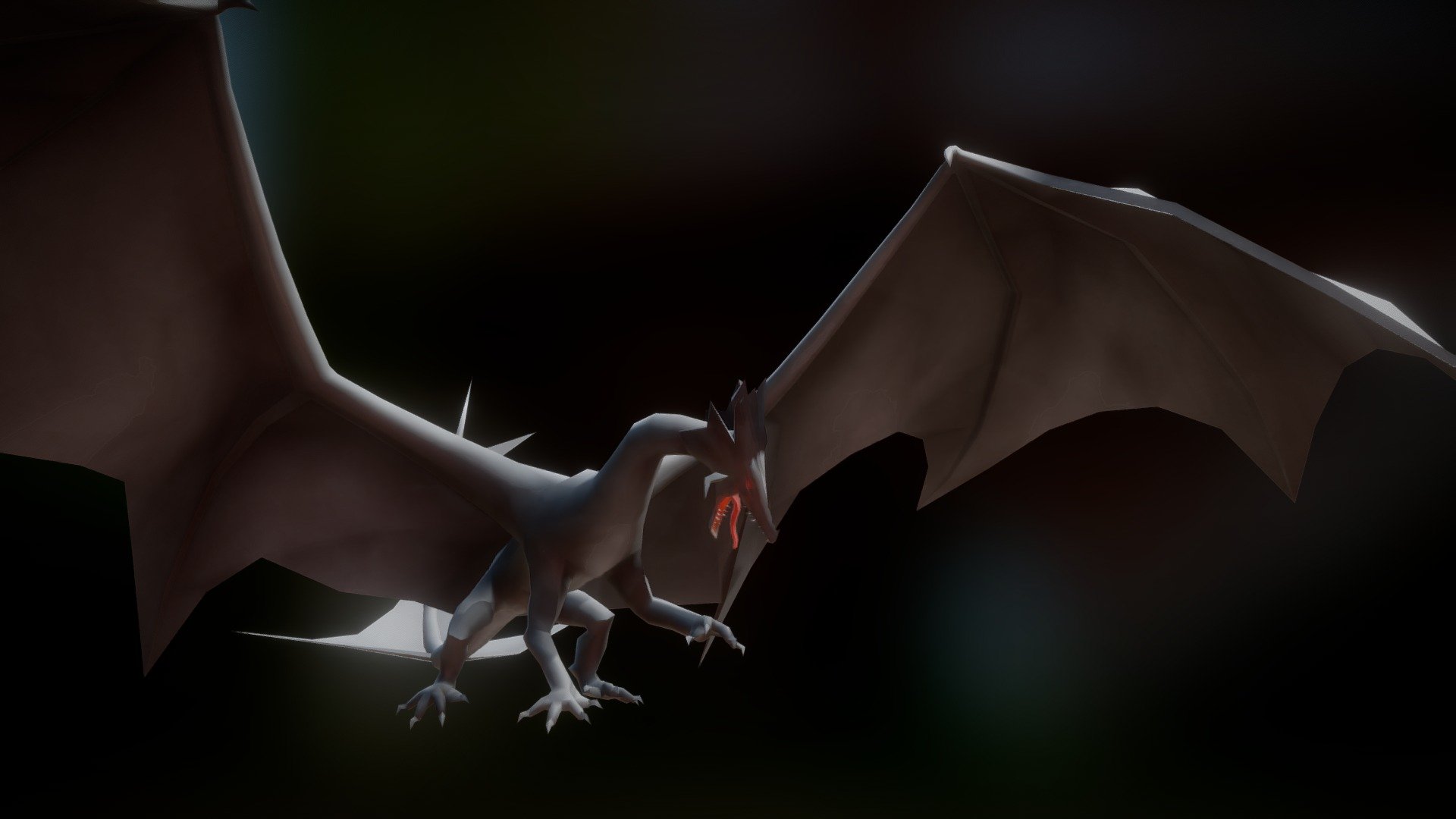 Low Poly Dragon 3d model