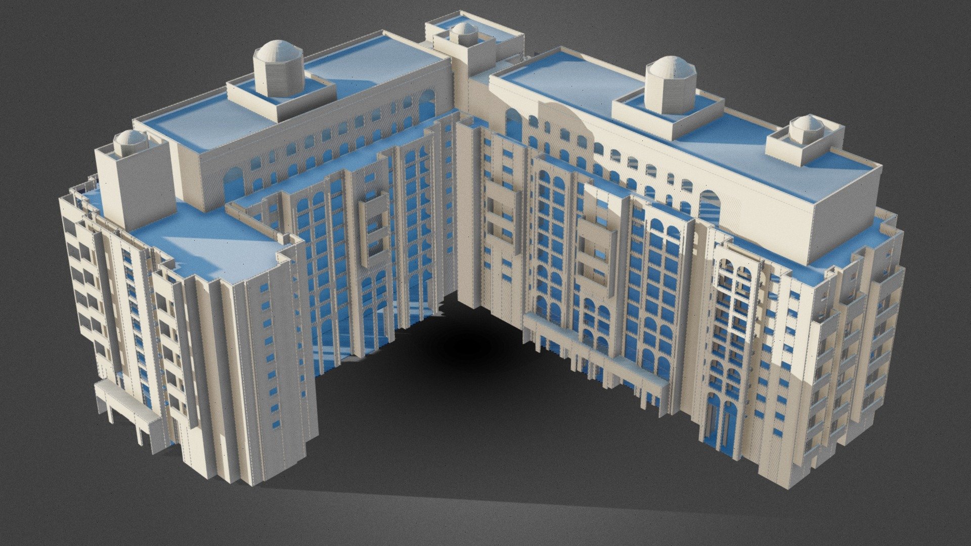 Dubai Building 13 3d model