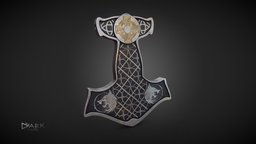 Viking Mjöllnir Amulet