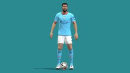 3D Rigged Ruben Dias Manchester City