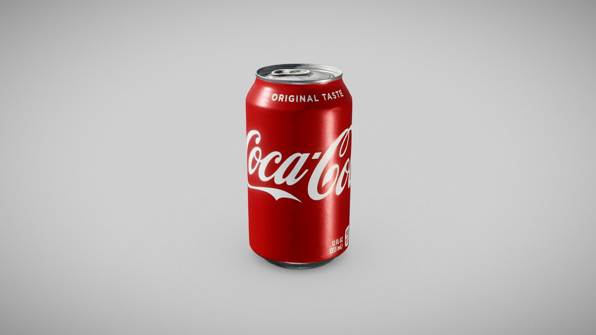 A Can of Coke 3d model