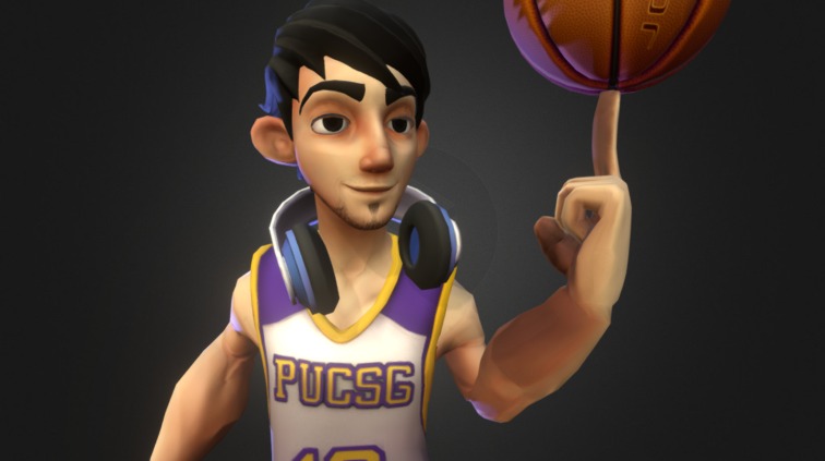 Basketball Player 3d model