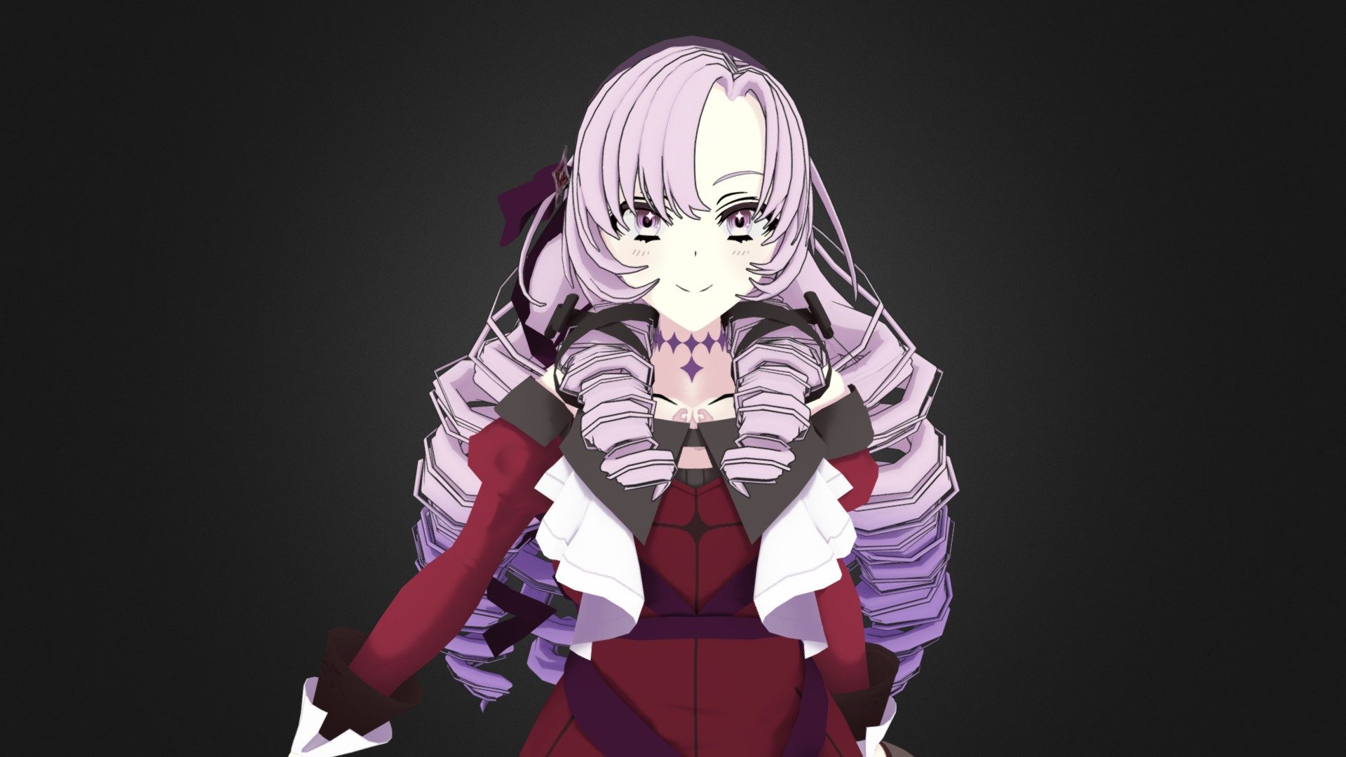 壱百満天原サロメ Hyakumantenbara Salome 3d model