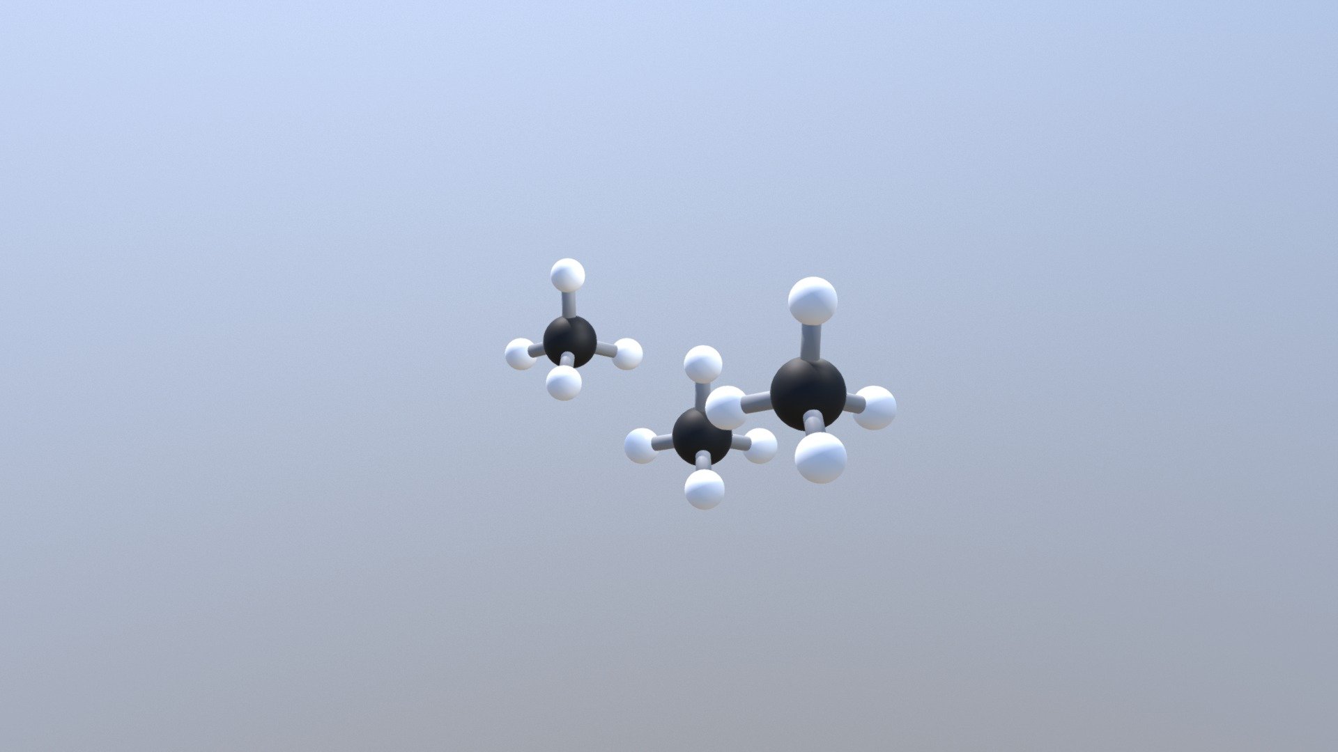 Methane 3d model