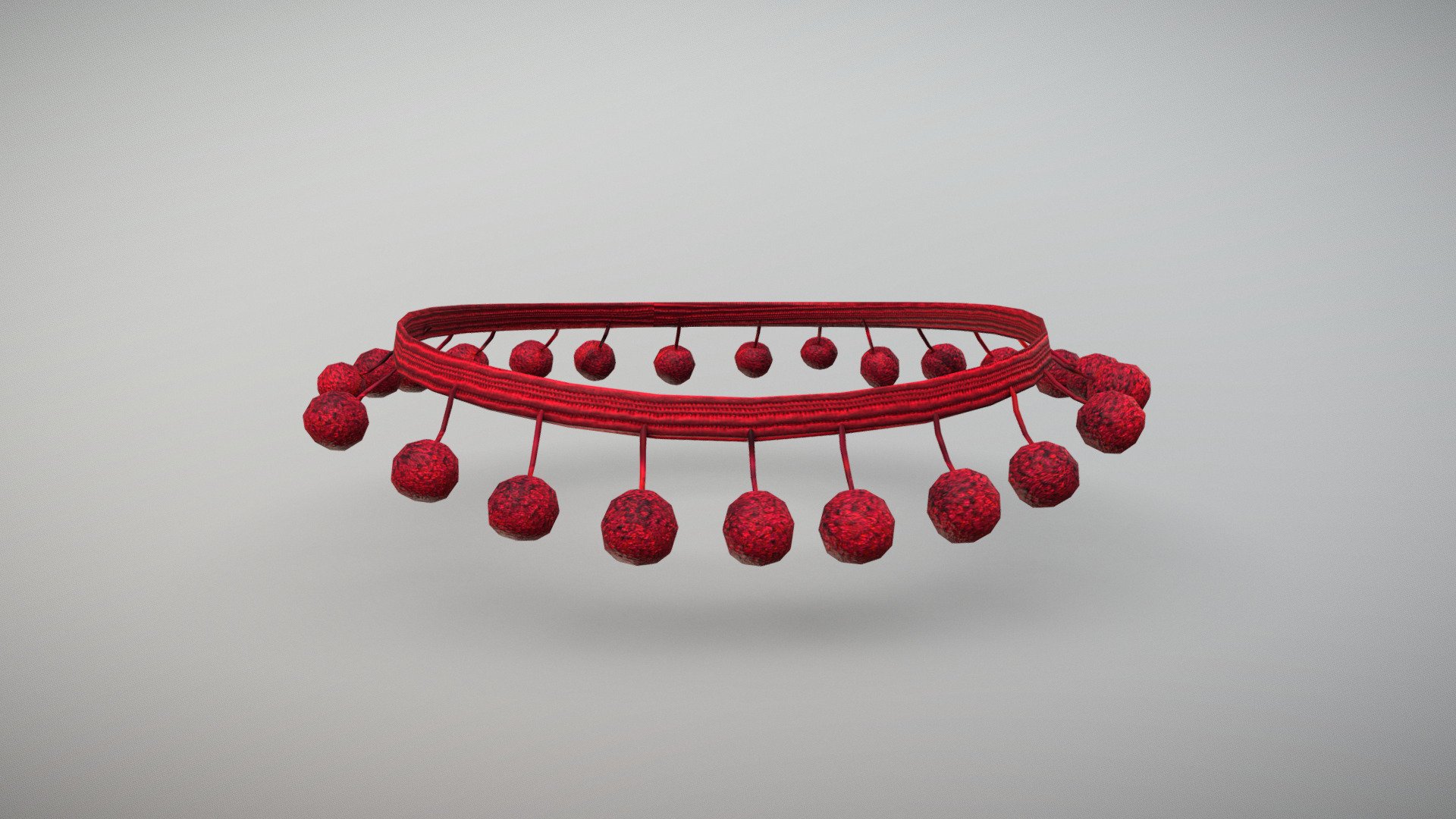 Rock-n-rose Choker 3d model