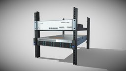 Host machine chassis memory model 3D model