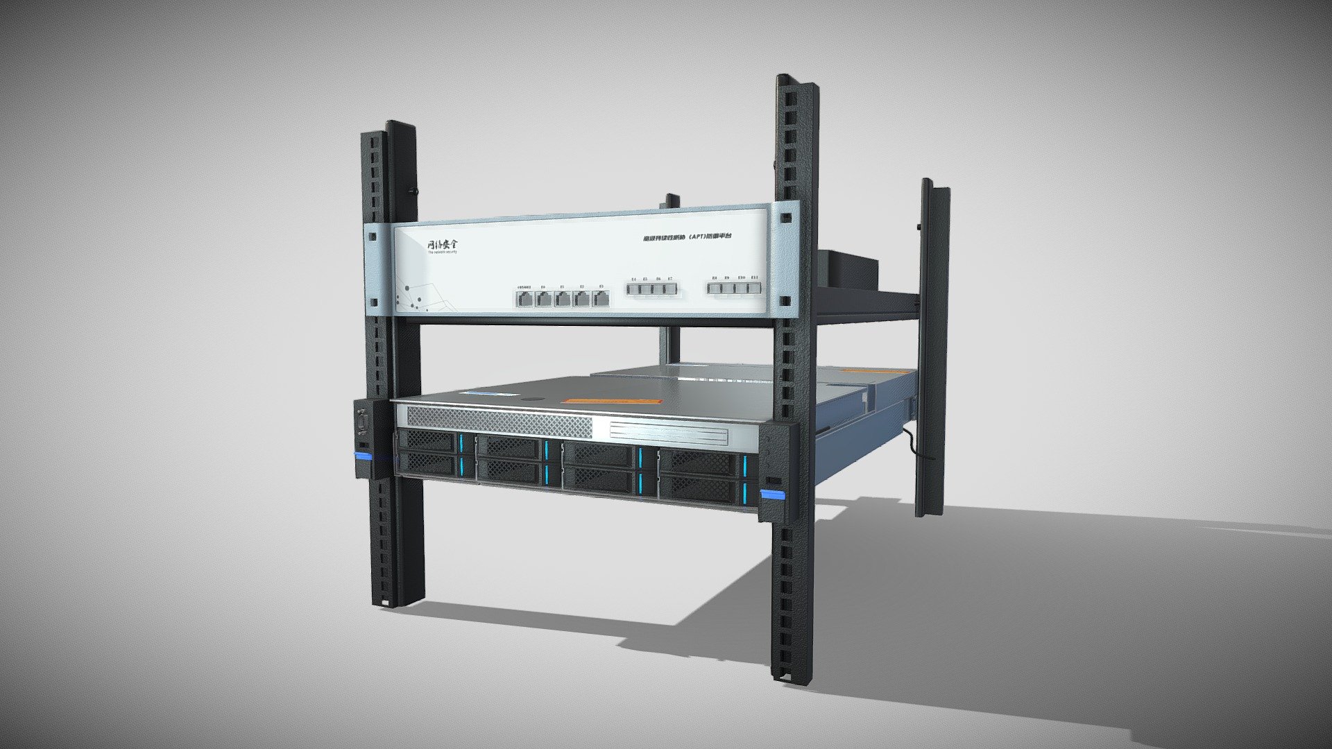 Host machine chassis memory model 3D model 3d model