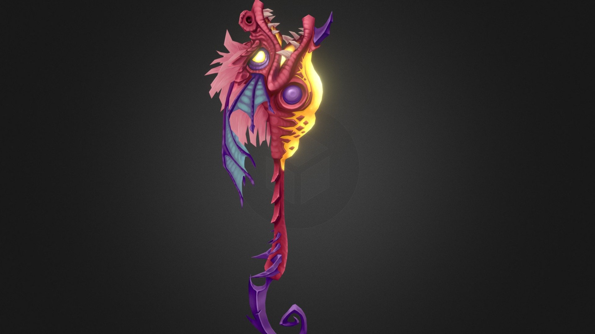 Betsy Staff 3d model