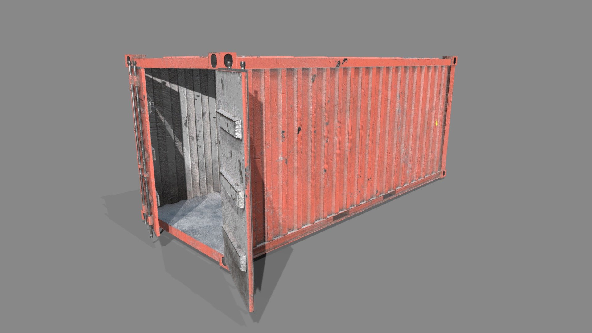 Container open1 3d model