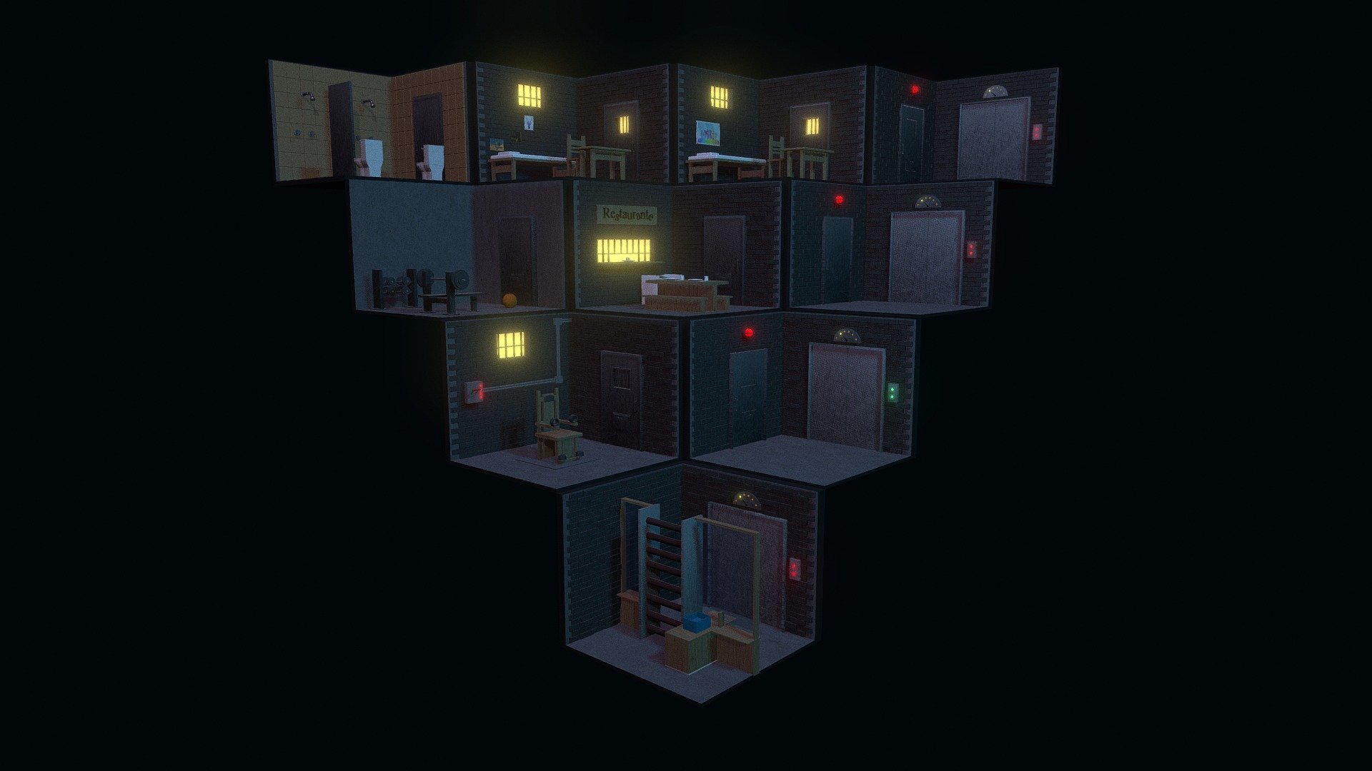 La Prisión / The Prison 3d model