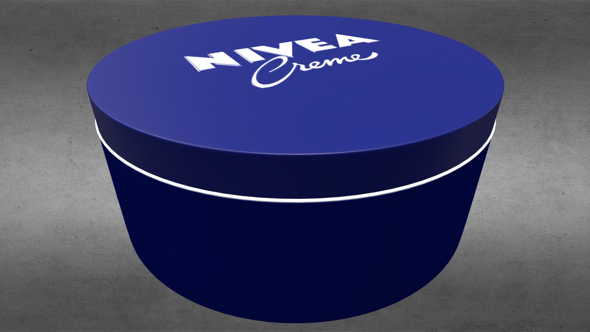 Nivea Creme 3d model 3d model