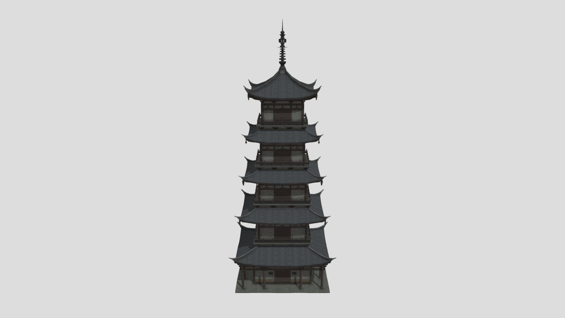 Chinese storehouse 3d model