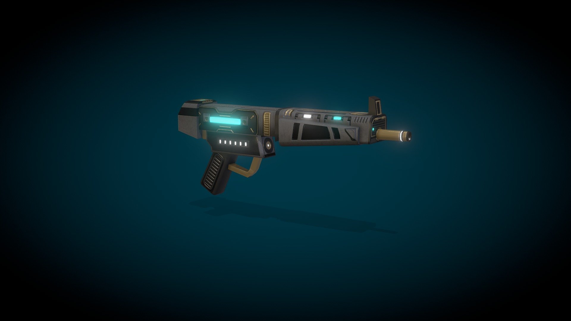 Handgun Blaster 3d model