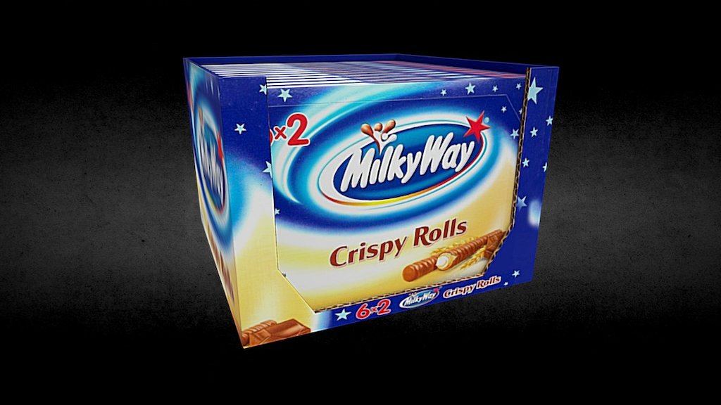 Packshot MilkyWay 3d model