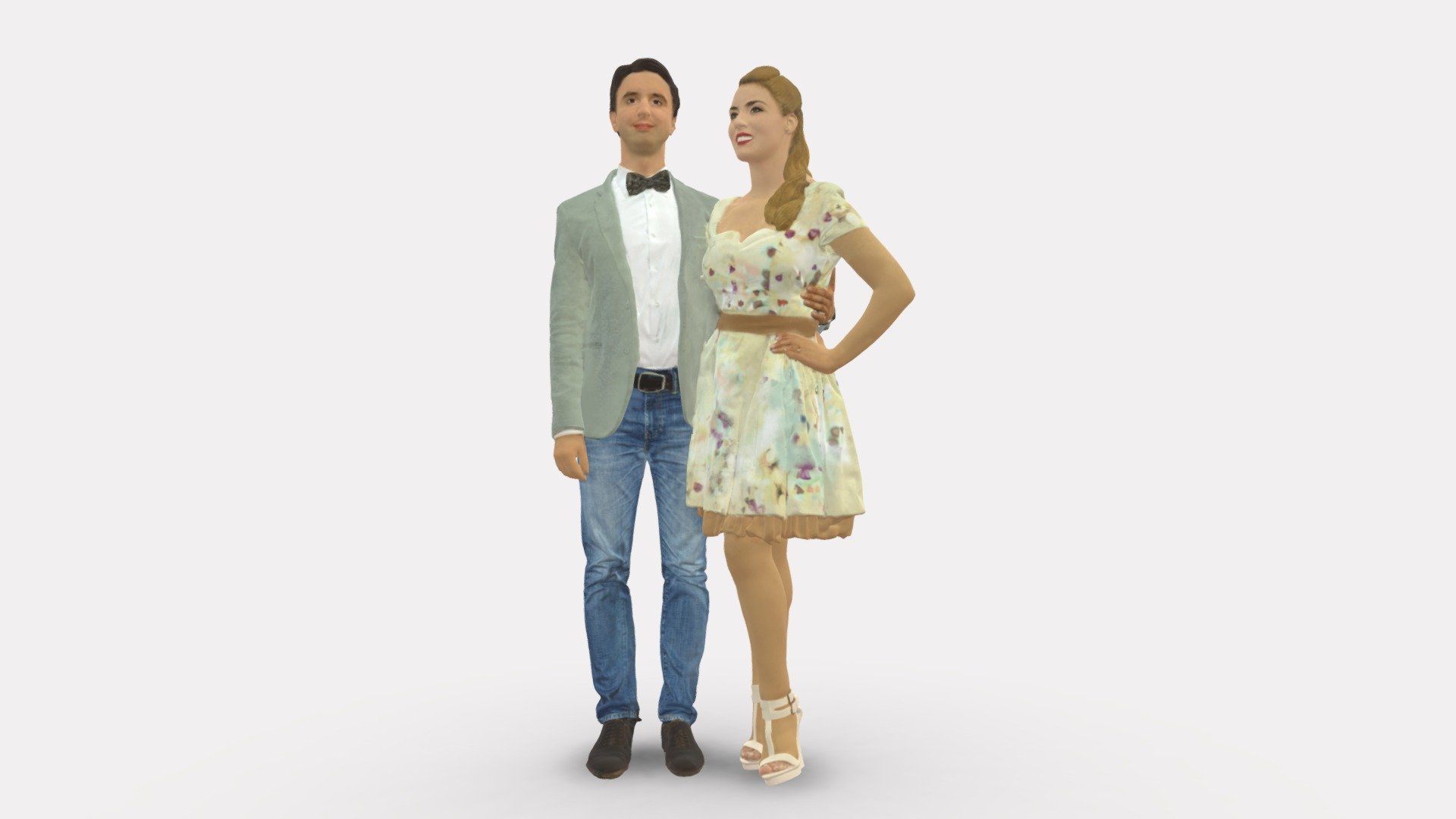 Beautiful Couple 0913 3d model