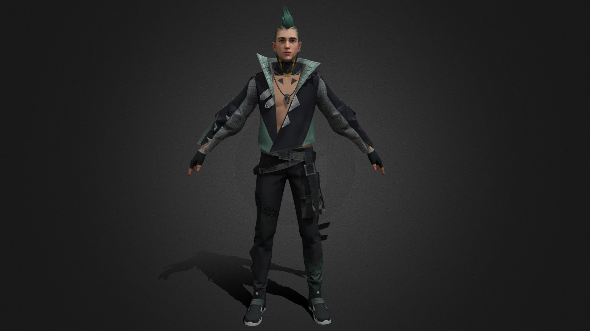 CROCODARER BUNDLE FREE FIRE S02 BOOYAH PASS 3d model