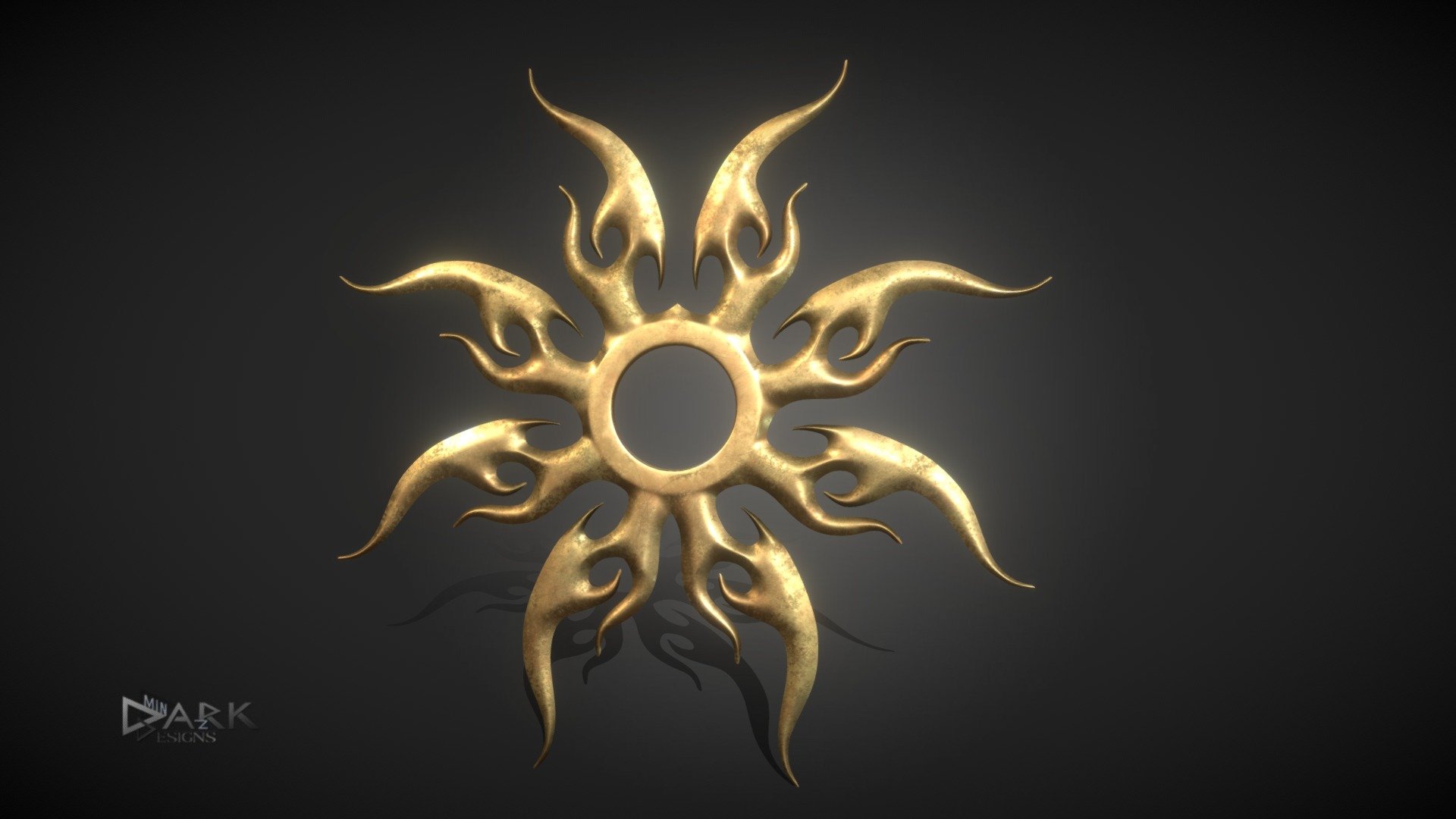 Sun Jewelry 3d model