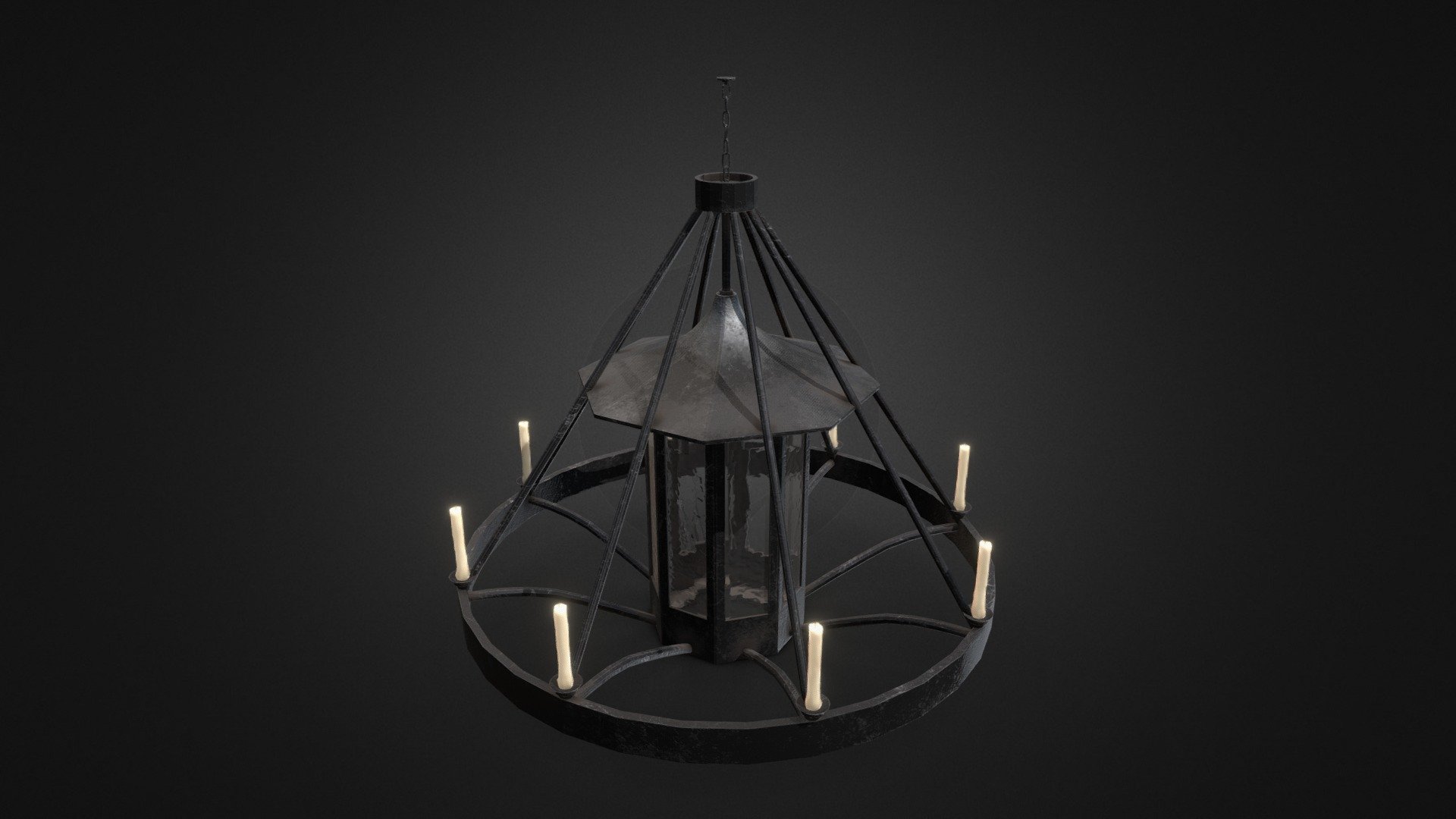 Ceiling Chandelier 3d model