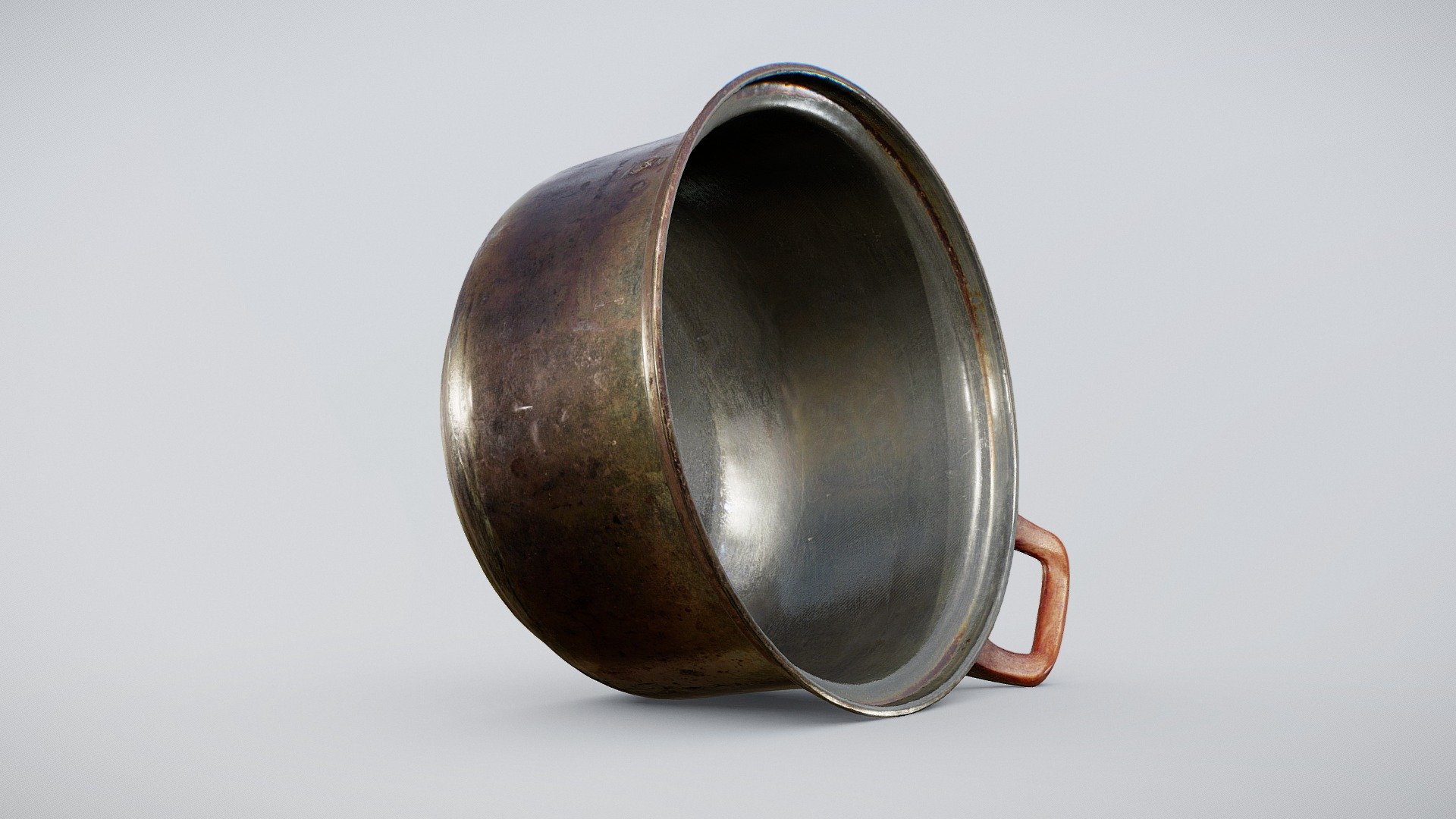 Old Sauce Pan 3d model