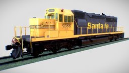 Locomotive Diesel/Electric EMD SD40-2 Realistic