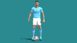 3D Rigged Phil Foden Manchester City