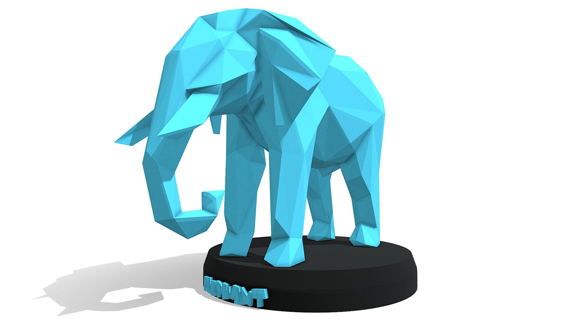 Poly Elephant 3d model