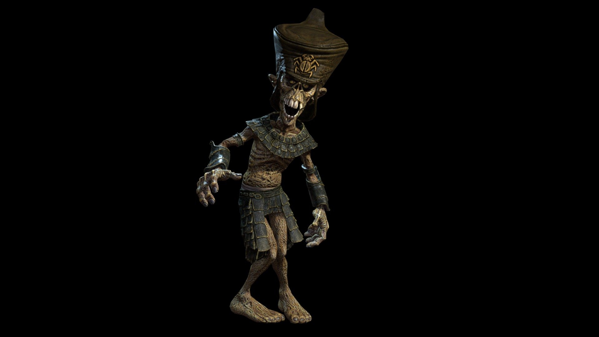 Soldier Mummy-Monster 3d model