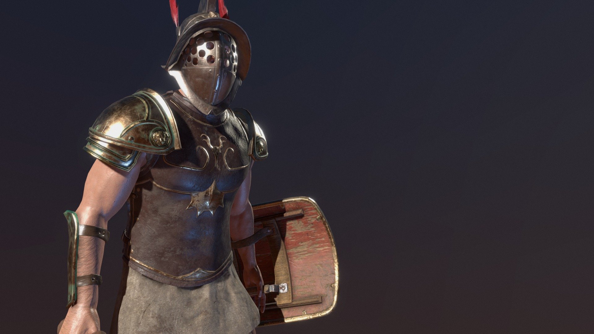 Gladiator 3d model