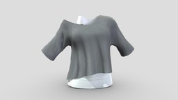 Female Off Shoulder Batwing Top And Tank Top