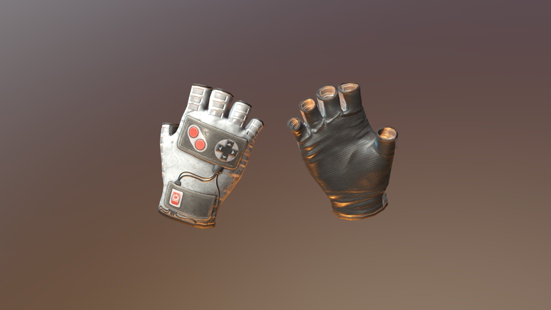 Playmaker Performance Gloves 3d model