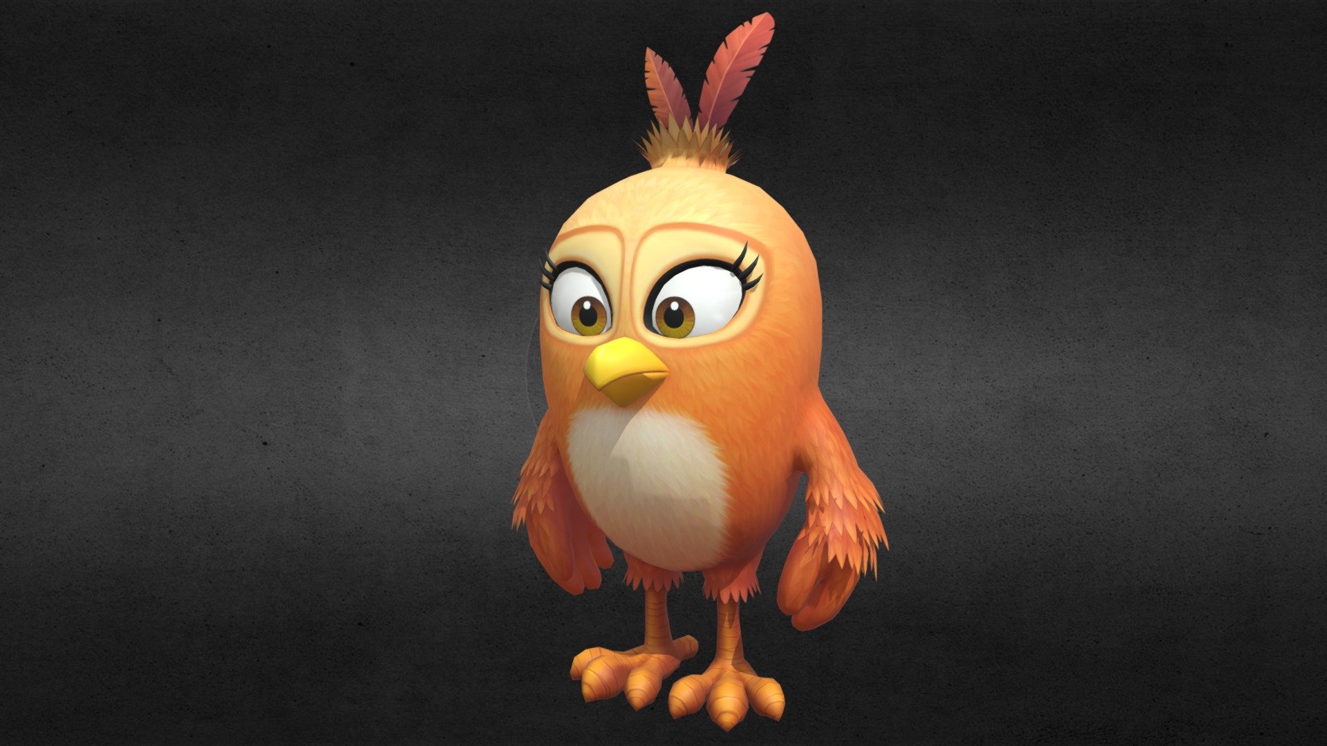 Angry Birds_Dahlia 3d model