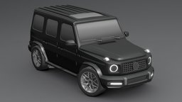 Mercedes- Benz G- Class Low-poly 3D